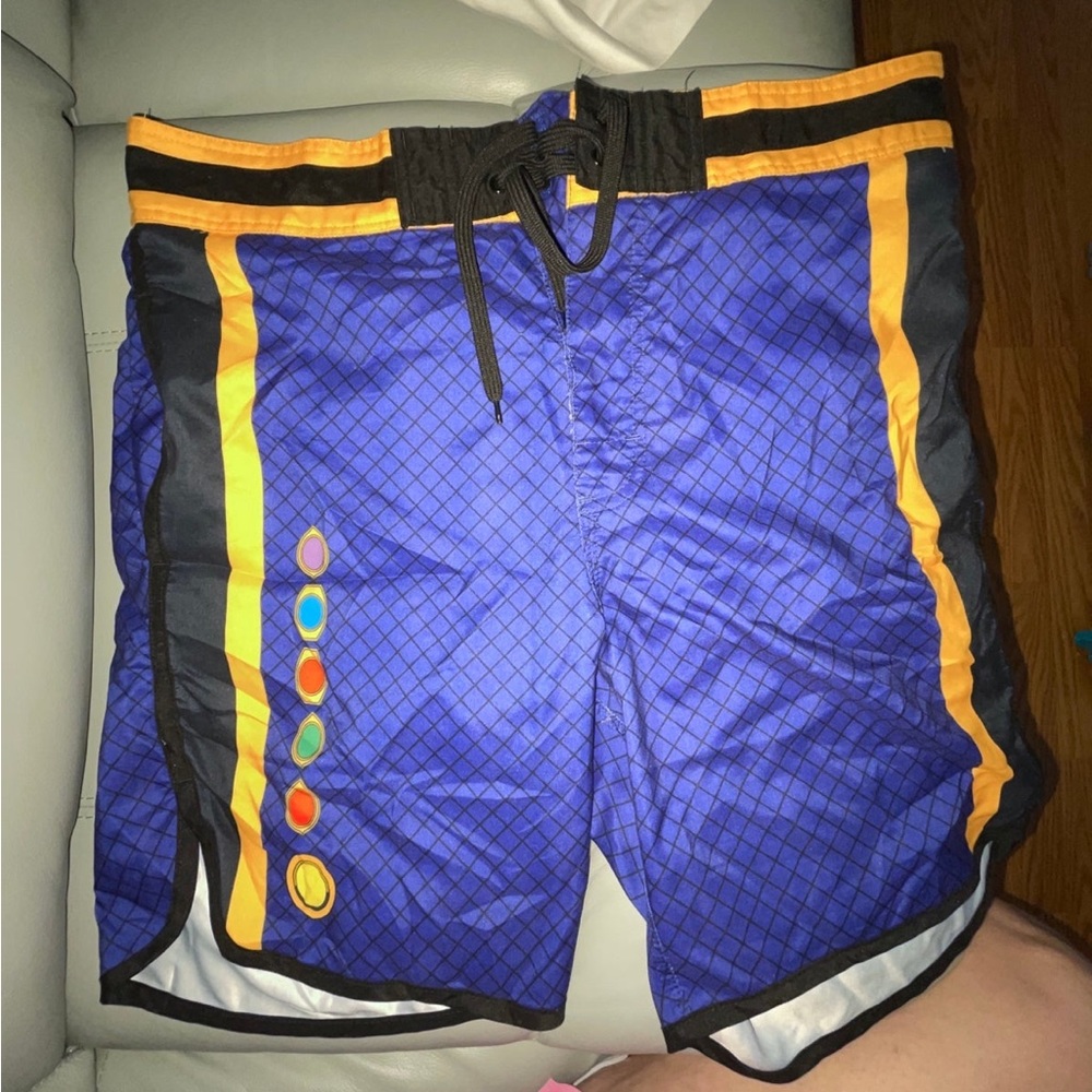 Avengers thanos swim shorts